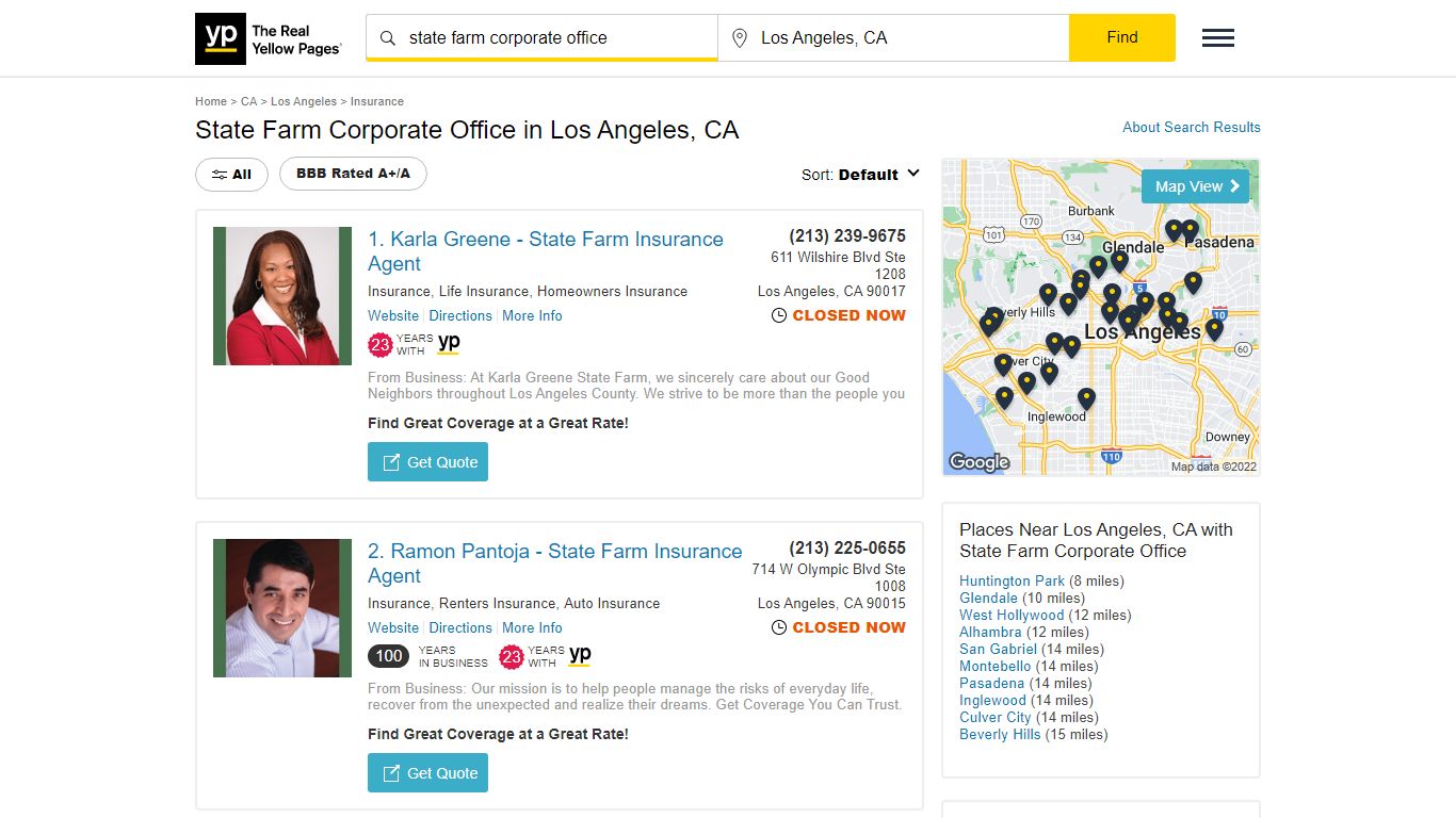 State Farm Corporate Office in Los Angeles, CA - YP.com